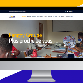 Projet de création d’un site web pour Fangny Groupe Multiservices