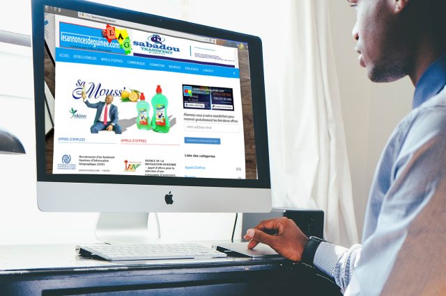 Portail web les annonces de Guinée